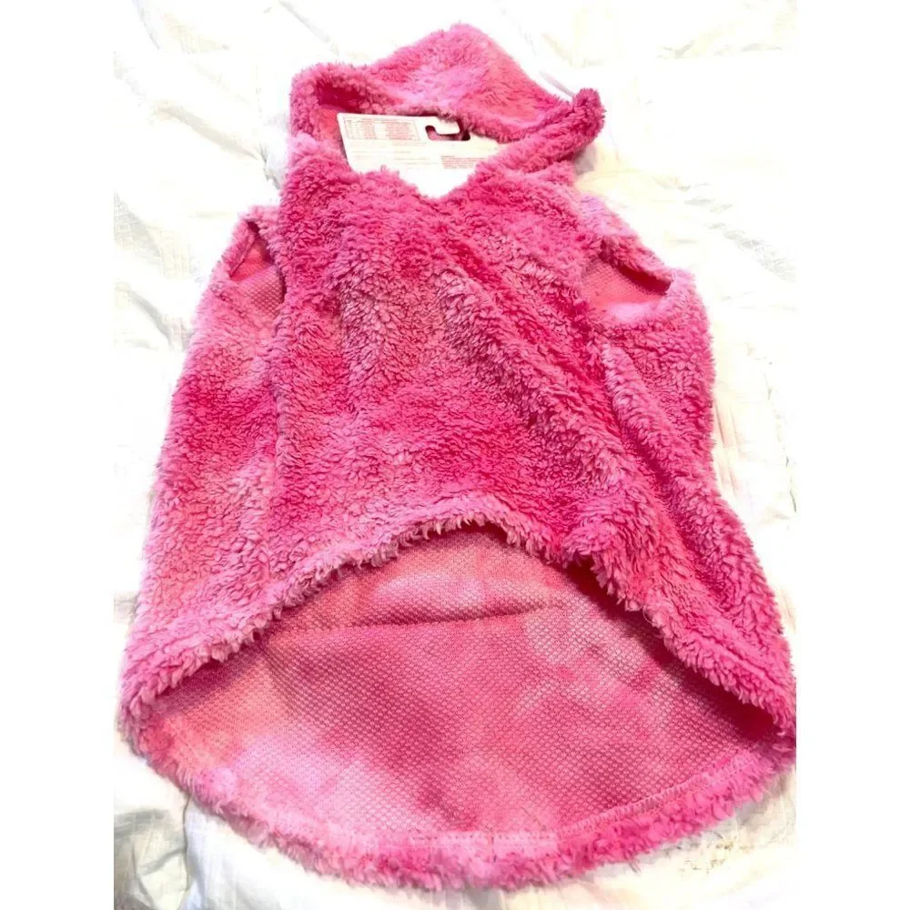 Medium Justice‎ Sport Dog Sherpa Hoodie NWT
